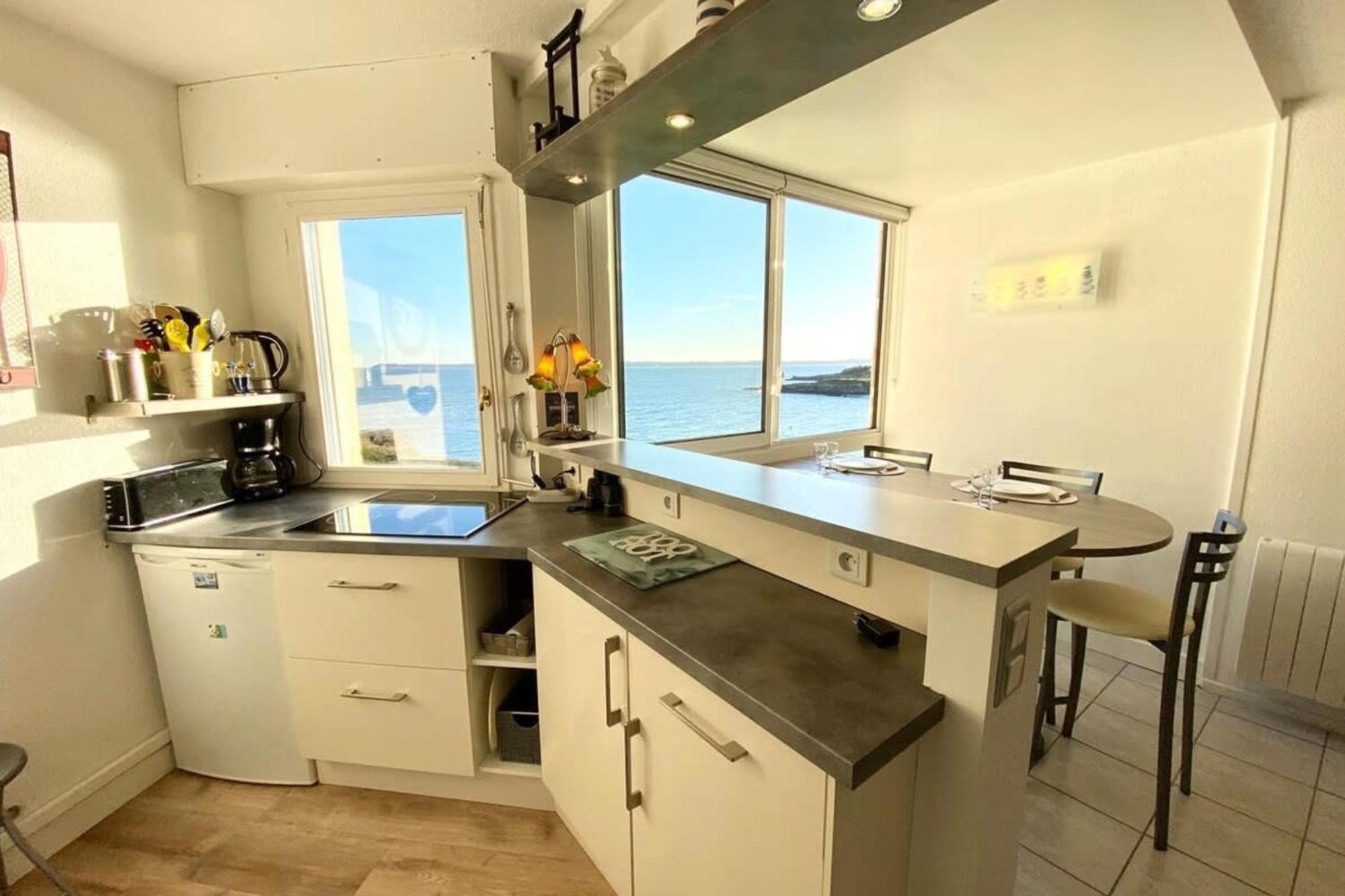 Superbe T3 Cosy Vue Mer 180 Ploemeur Kültér fotó