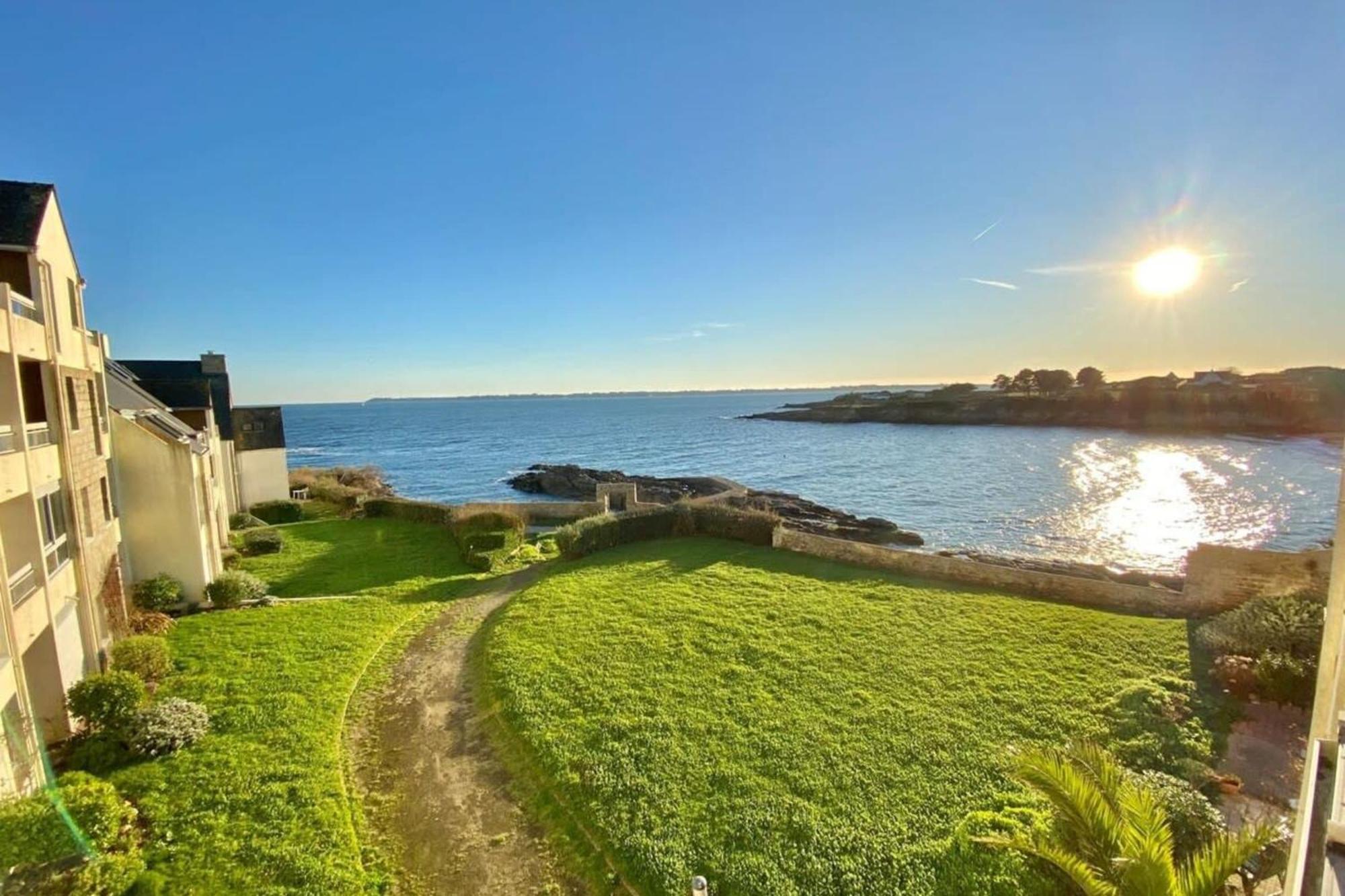 Superbe T3 Cosy Vue Mer 180 Ploemeur Kültér fotó