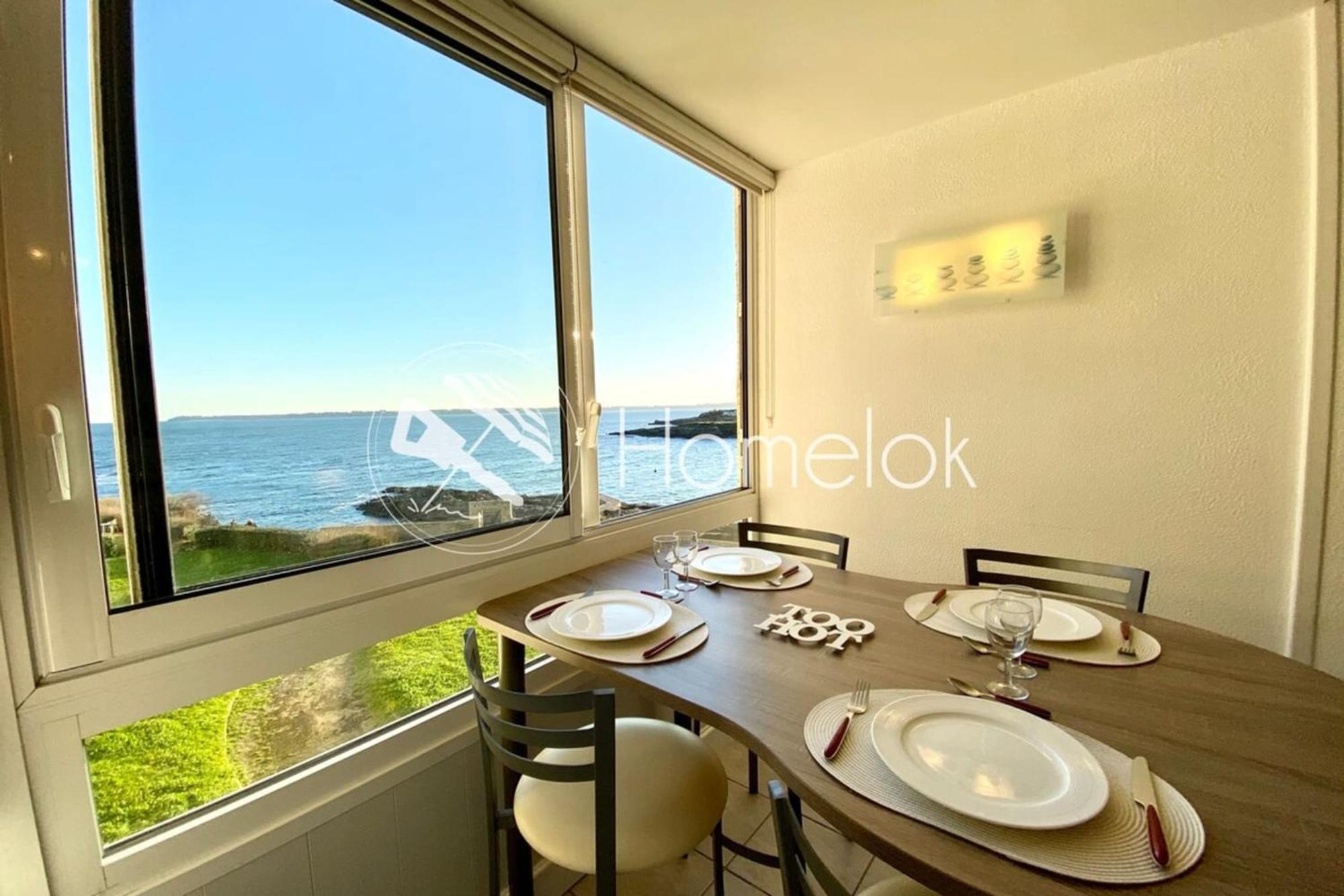 Superbe T3 Cosy Vue Mer 180 Ploemeur Kültér fotó
