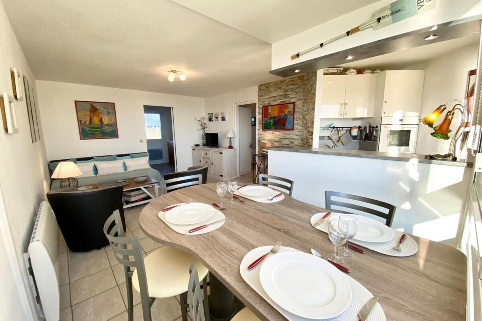 Superbe T3 Cosy Vue Mer 180 Ploemeur Kültér fotó