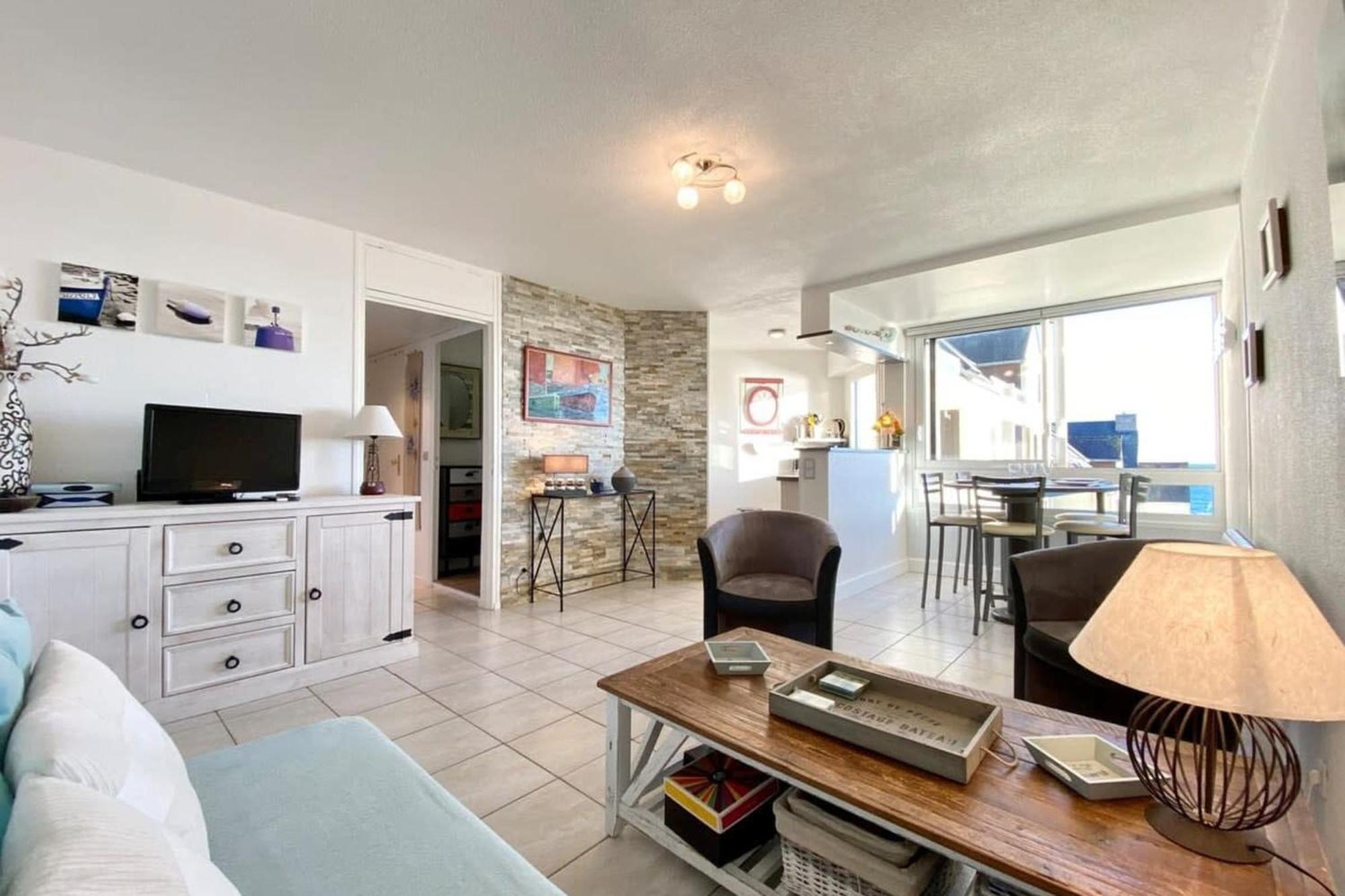 Superbe T3 Cosy Vue Mer 180 Ploemeur Kültér fotó